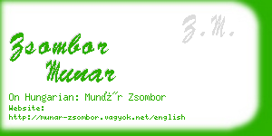 zsombor munar business card